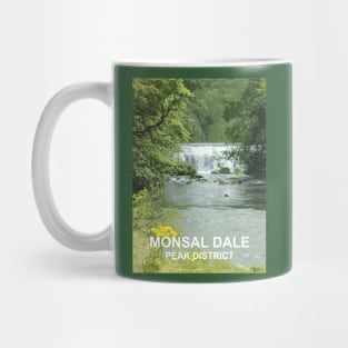 Monsal Dale Derbyshire Peak District. Travel poster Mug